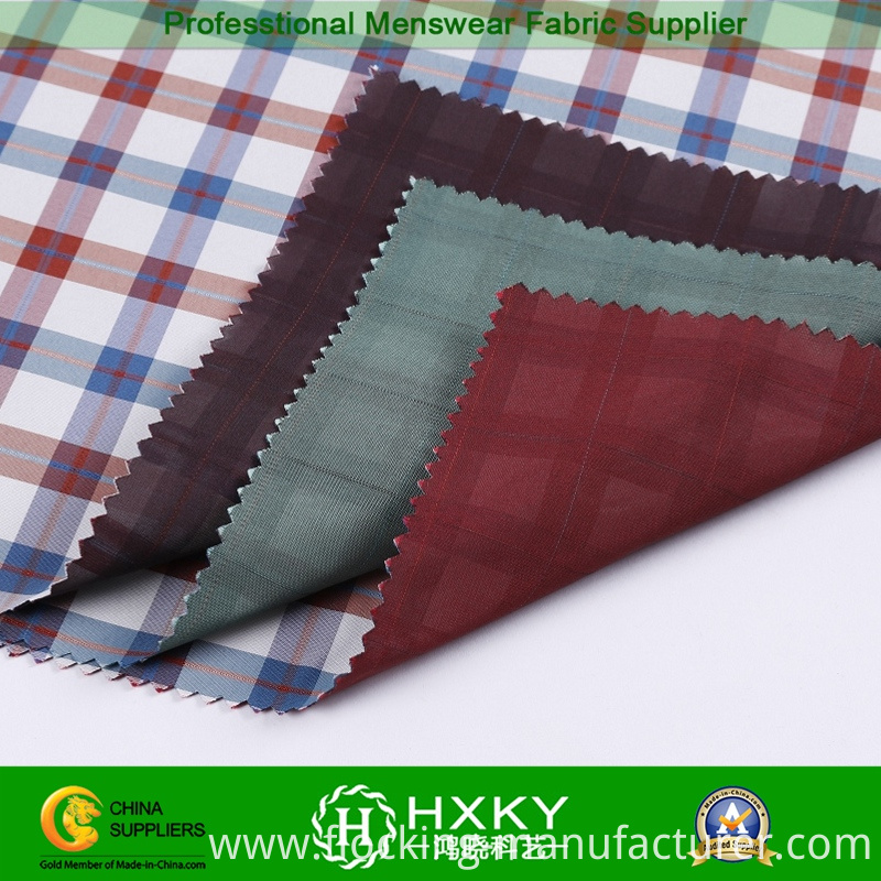 Polyester Yarn Dyed Fabric with Double Layer for Jacket or Shirt